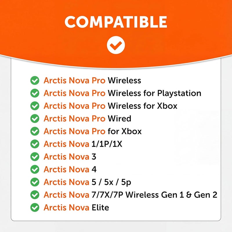 WC HeadbandZ Arctis Nova - Upgraded Silicone Headband for Arctis Nova Headsets by Wicked Cushions - Enhanced Flexibility, Comfort, and Style with Matching Earpad Designs | Geo Grey - Image 2